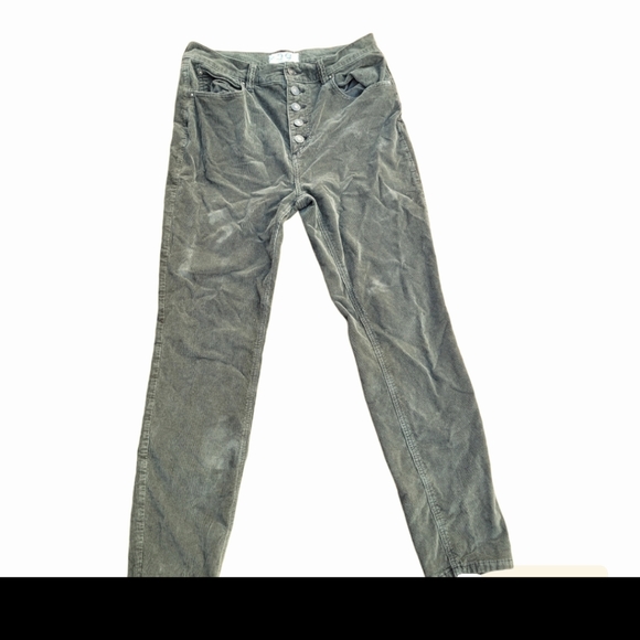 Free People We The Free Sun Chaser High Waist Corduroy Ankle Skinny Pants - Picture 2 of 5